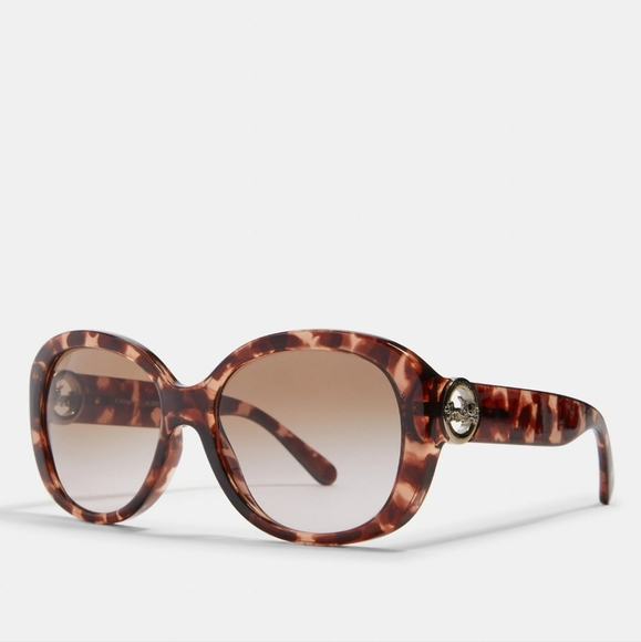 NWT Coach Sunglasses Oversized Pink Lens - Picture 2 of 5